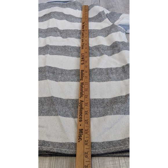 Burton Gray and White Striped Shirt Jacket - Picture 10 of 11